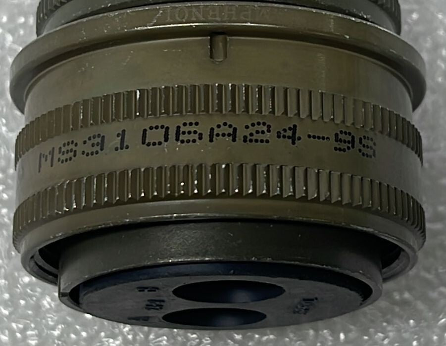 [LOT OF 3] NEW - Amphenol MS3106A24-9S Circular Plug Cable Connector
