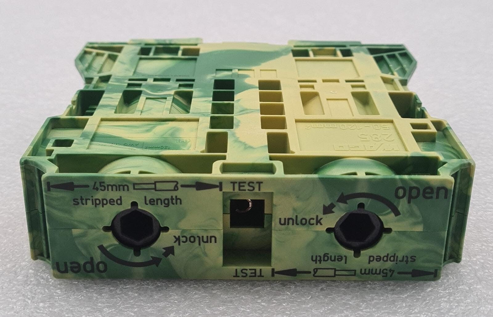 WAGO 285 20-120mm 0285-1187 IEC 60947-7-2 DIN Rail Mount Terminal Block