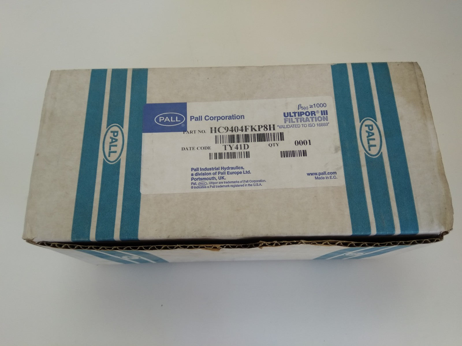 Pall Industrial Hydraulics Oil Filter Element Hc9404fkp8h With Buna O Ring