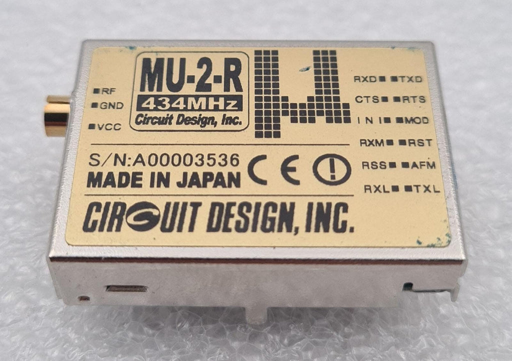 Circuit Design MU-2-R 434MHz ISM Band Integrated Radio Modem