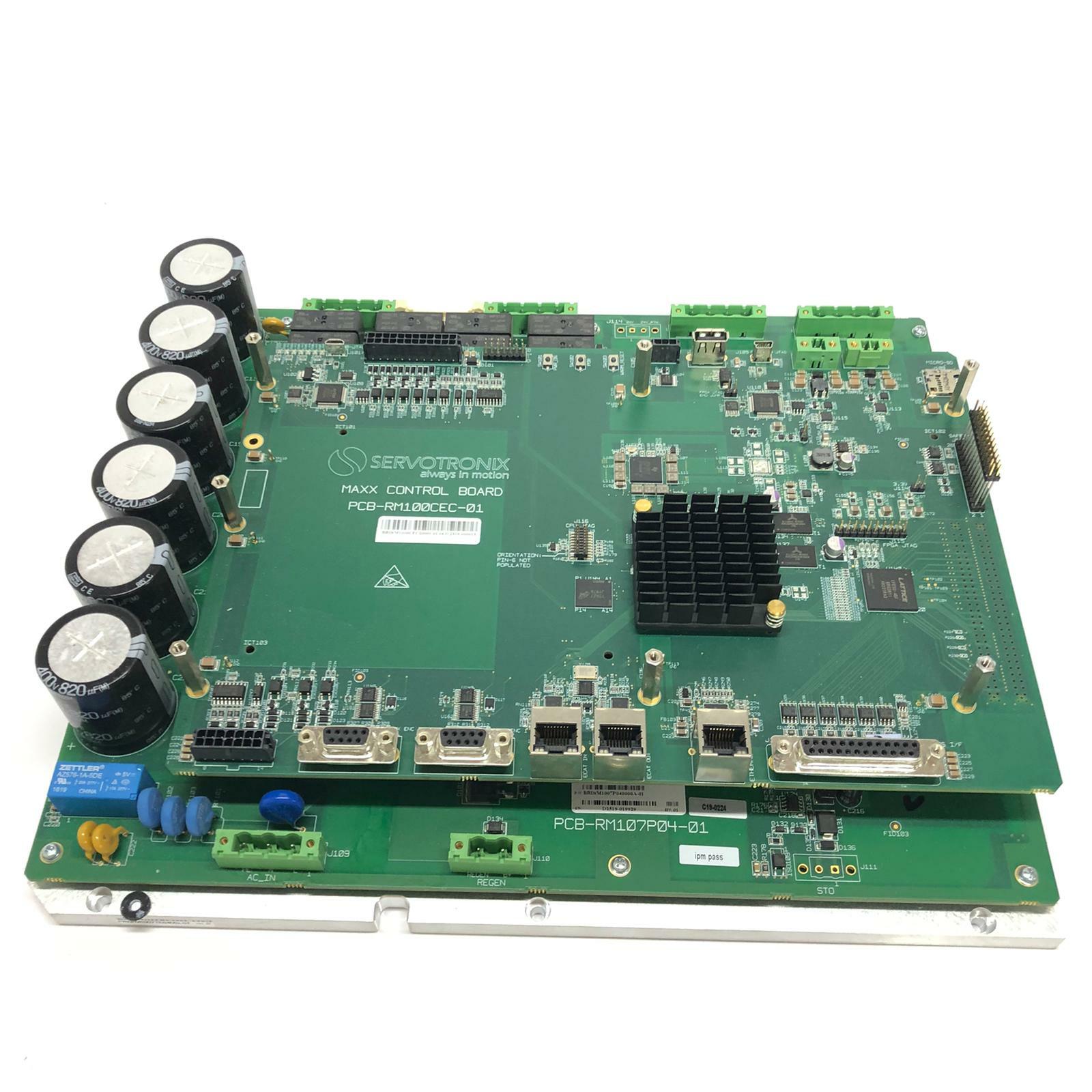 Servotronix MAXX 7 POWER Scara & Control board PCB-RM100CEC-02 PCB-RM107P04-01