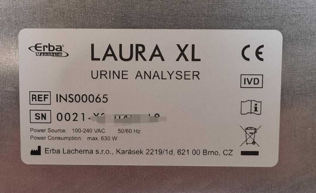 ERBA Mannheim Laura XL Automatic Urine Sediment Analyzer W/ Touch Monitor
