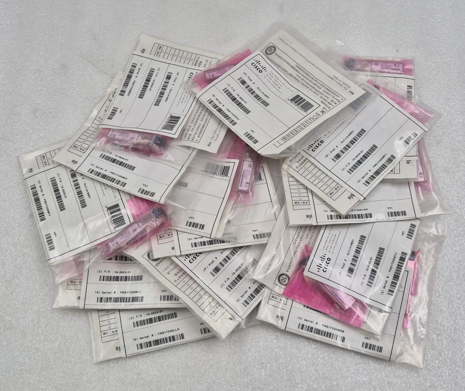 [LOT 14] NEW OEM - Cisco GLC-LH-SMD 1000BASE-LX/LH SFP 1310nm 10km Transceiver