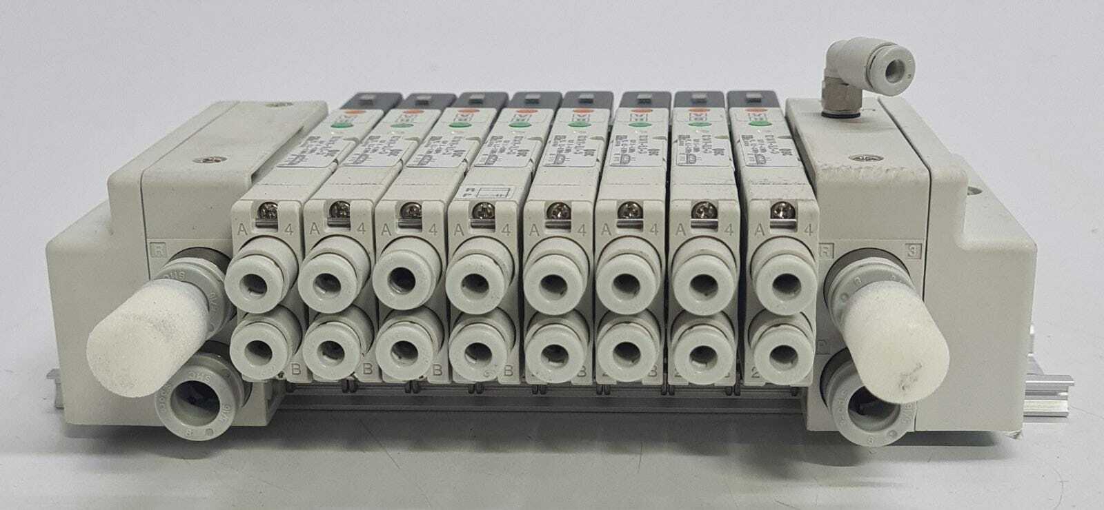 [LOT OF 8] SMC solenoid valve Bank SQ1341R-5LO-C4