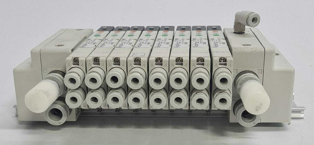 [LOT OF 8] SMC solenoid valve Bank SQ1341R-5LO-C4
