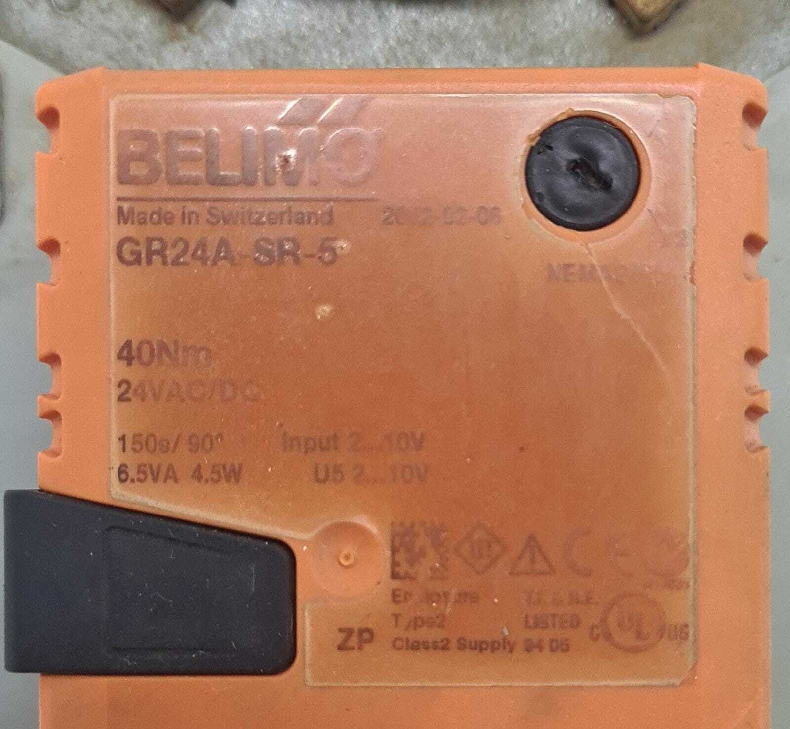 Belimo Electric Regulating Butterfly Valve Actuator GR24A-SR-5 40Nm - AS IS