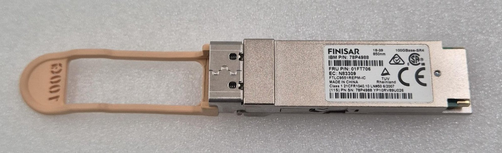 FINISAR IBM 78P4988 01FT706 FTLC9551REPM-IC 100G 850nm Optical Transceiver