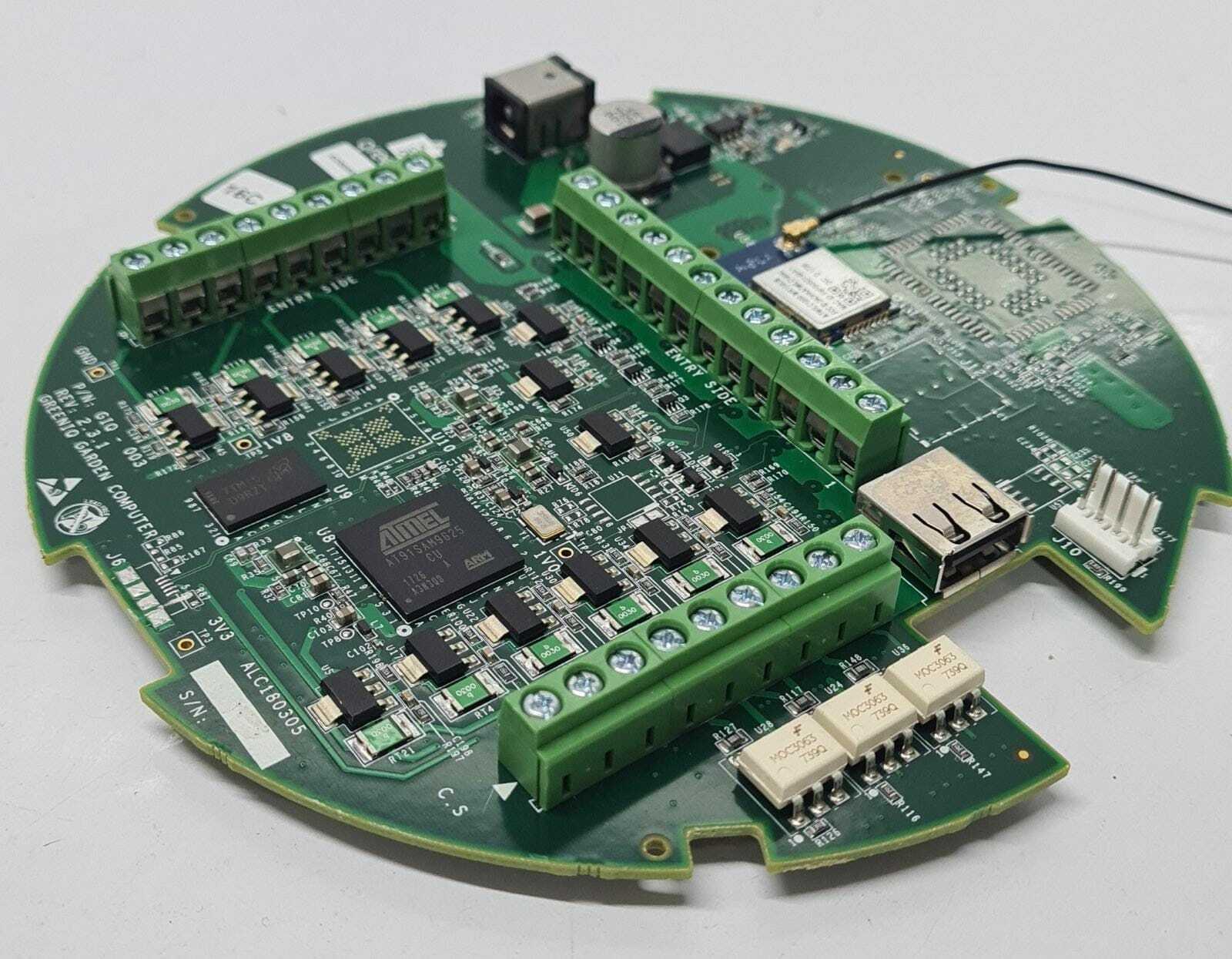 GreenIQ Garden Computer Board GIQ- 003 Rev. 2.3.1 WiFi Irrigation Controller