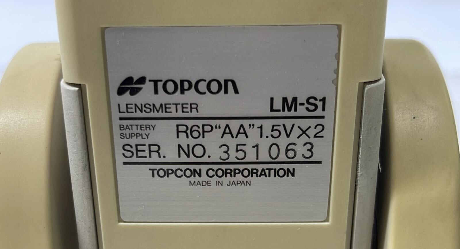 TOPCON LM-1S Lensometer **AS IS