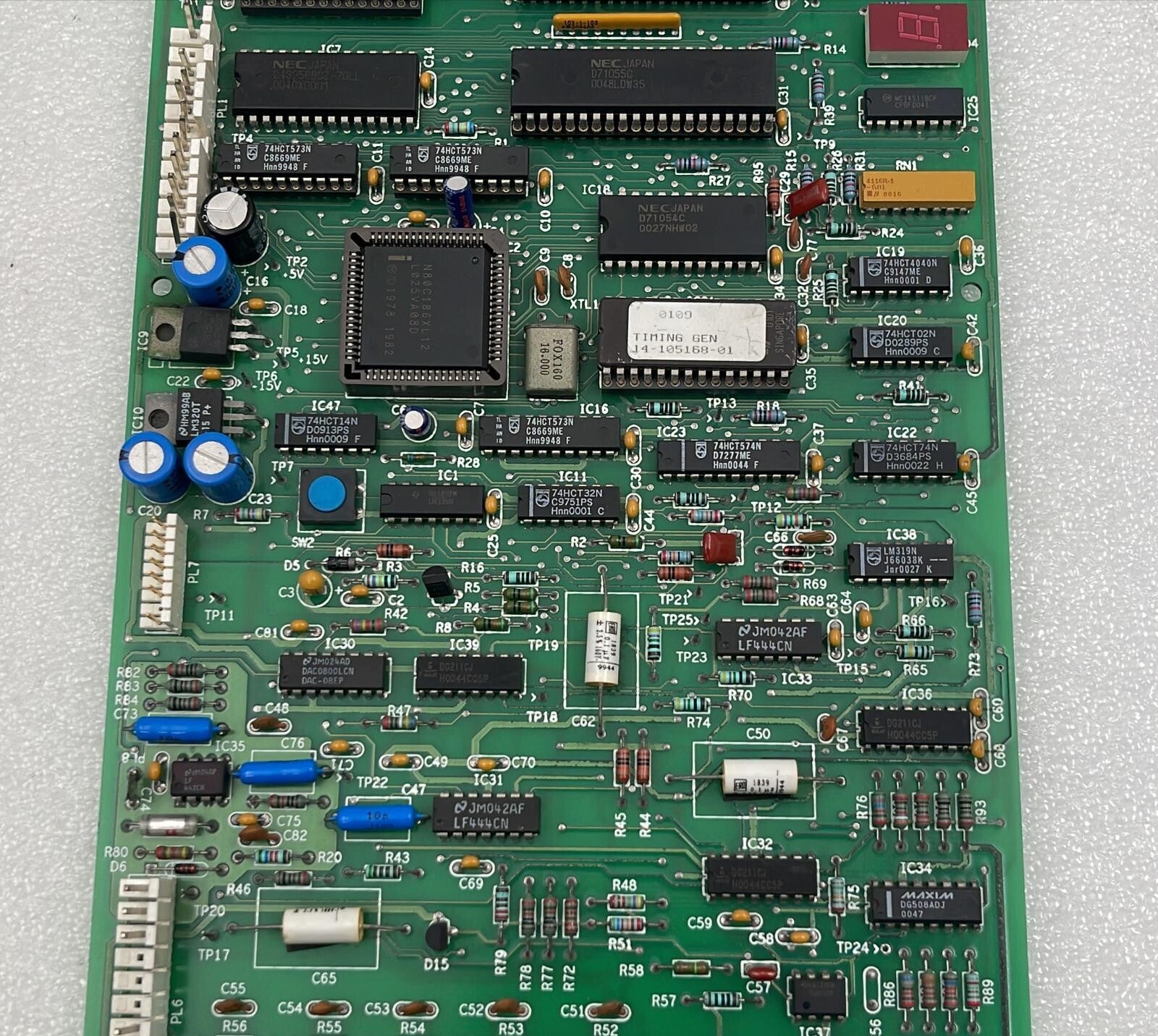 Varian 02-101149-00 Control Board PCB Cary UV-Visible Spectrophotometer *AS-IS*