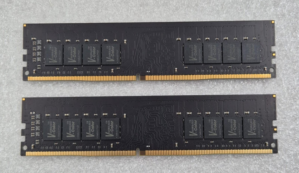 [LOT 2 PCS] V-color TD432G32D822 DDR4-3200 CL22 2Gx8 PC4-25600 32GB U-DIMM RAM