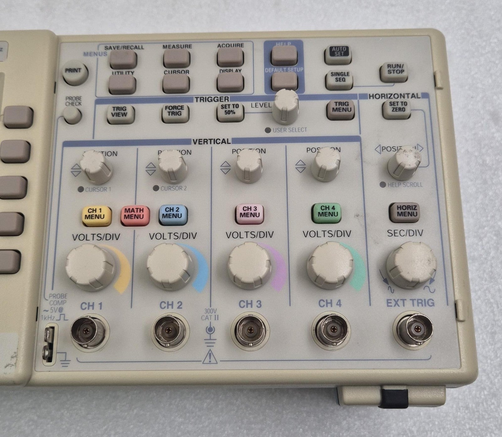 Tektronix TDS2024 Four Channel Digital Storage Oscilloscope 200MHZ 2GS/s *AS-IS*