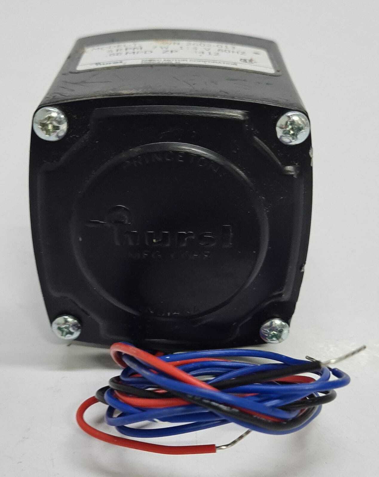 Hurst NIDEC Synchronous Motor 2602-013 T Gearmotor Low Speed 6 RPM 115 V