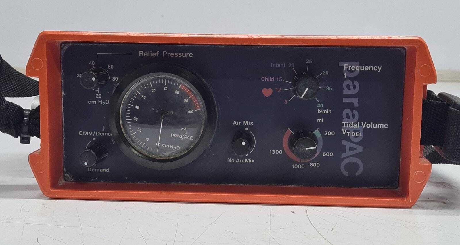 PneuPAC paraPAC 2D VENTILATOR Ambulance / Transport **AS IS