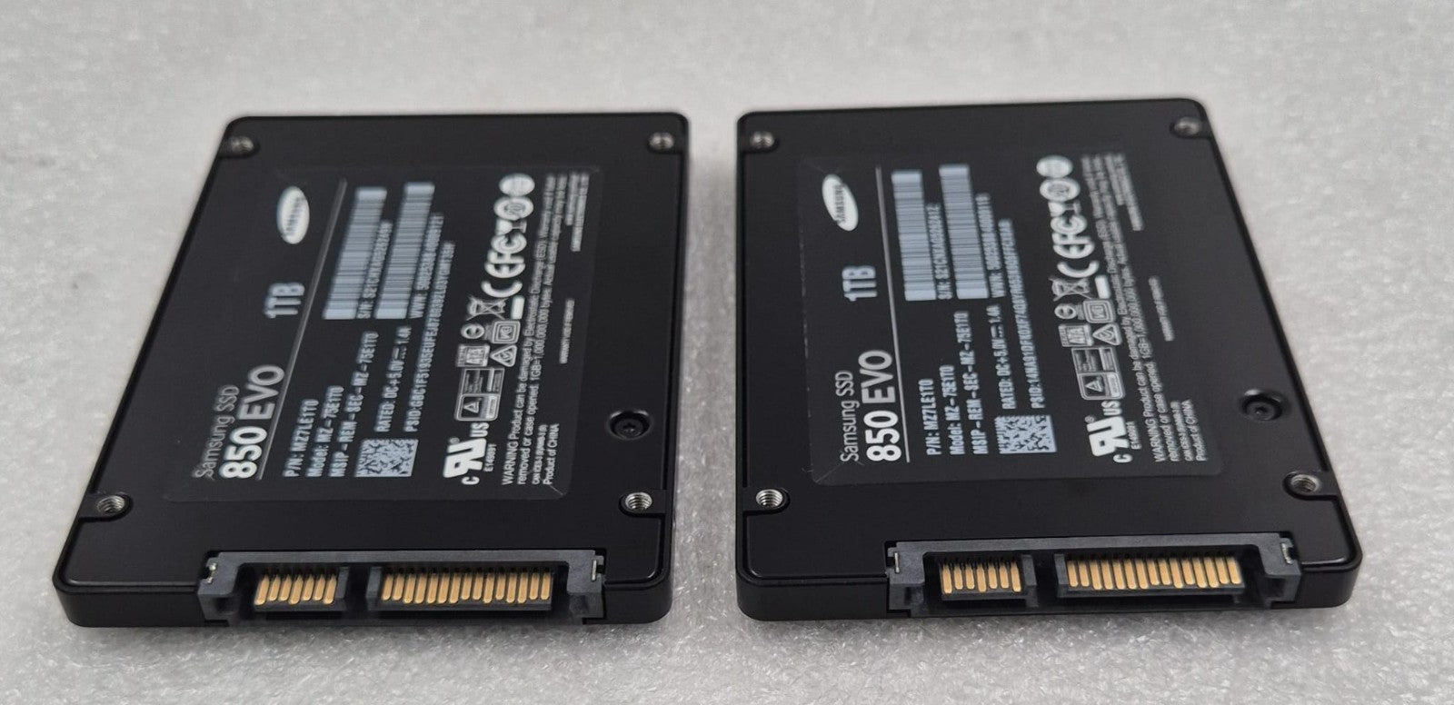 [LOT 2 PCS] SAMSUNG 850 EVO SSD 1TB MZ7LE1T0 MZ-75E1T0 SATA 2.5"