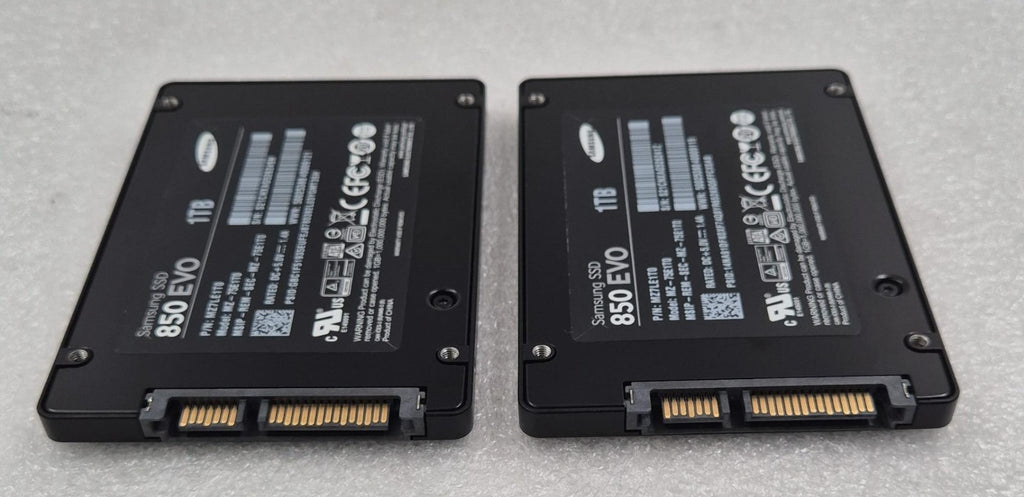 [LOT 2 PCS] SAMSUNG 850 EVO SSD 1TB MZ7LE1T0 MZ-75E1T0 SATA 2.5