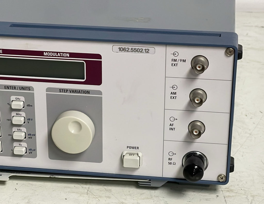 Rohde & Schwarz SMY 02 Signal Generator 9kHz...2.080GHz 1062.5502.12
