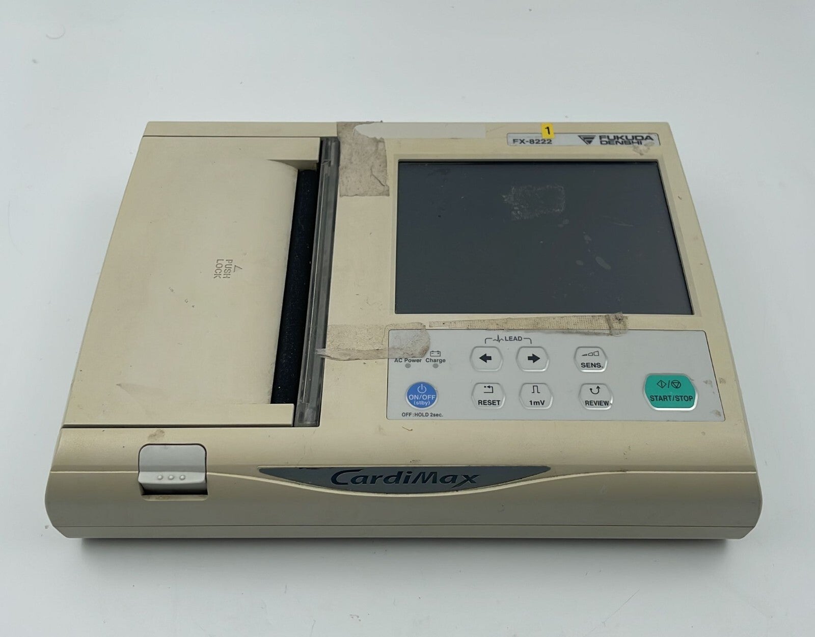 Fukuda Denshi FX-8222 CardiMax ELECTROCARDIOGRAPH **AS IS