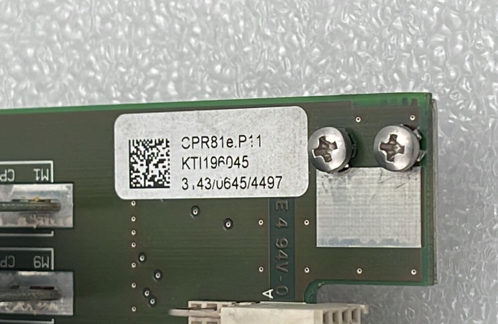 GE Voluson 730 Expert ULTRASOUND BEAMFORMER CPR81e.P11 KTI196045