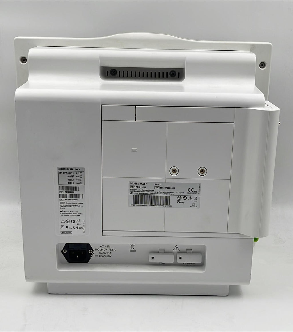 NEW - Mennen Medical Menntor X7 791-OPT-014 W/ MX57 Patient Monitor