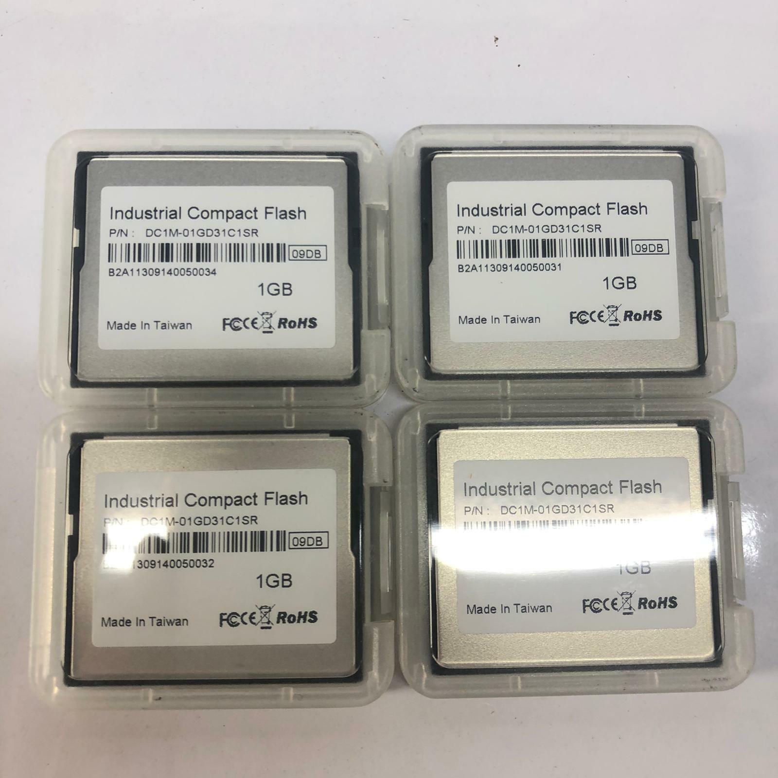 [4 Pcs] INNODISK CF-I1GB Card Compact Flash I 1GB CF-I, 40MB/s, DC1M-01GD31W1D