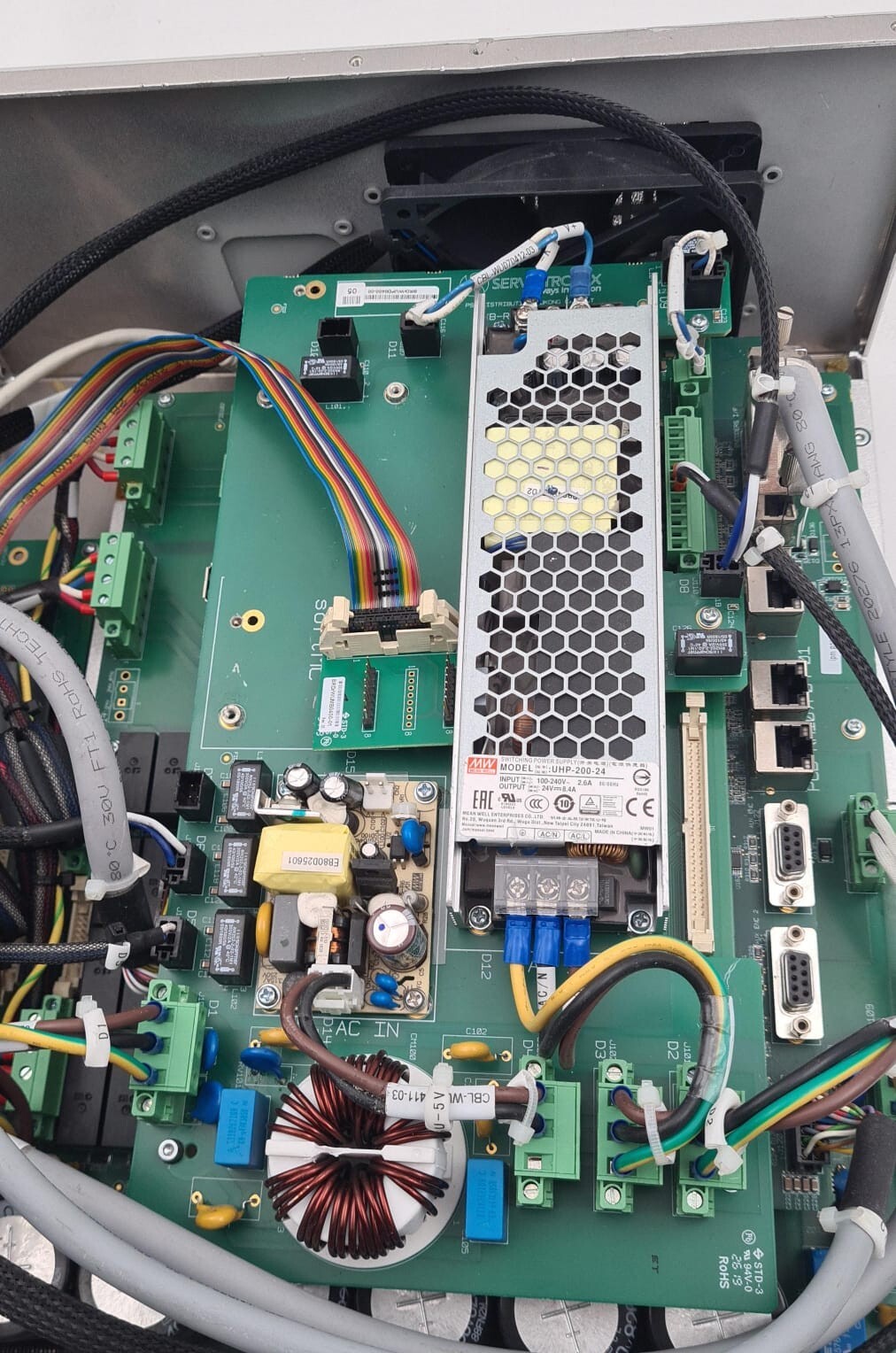 KUKA KR6 ROBOT CONTROLLER PRDrWU007TEC0400z-01 / SERVOTRONIX POWER **AS-IS**