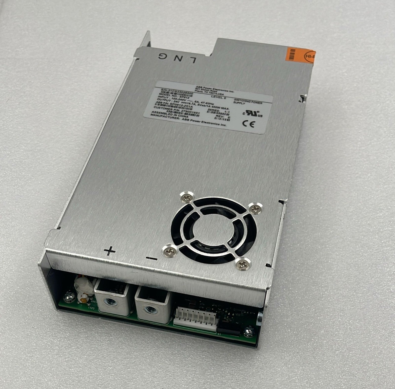 ABB SP812 SP0812-Z01A power supply module front view