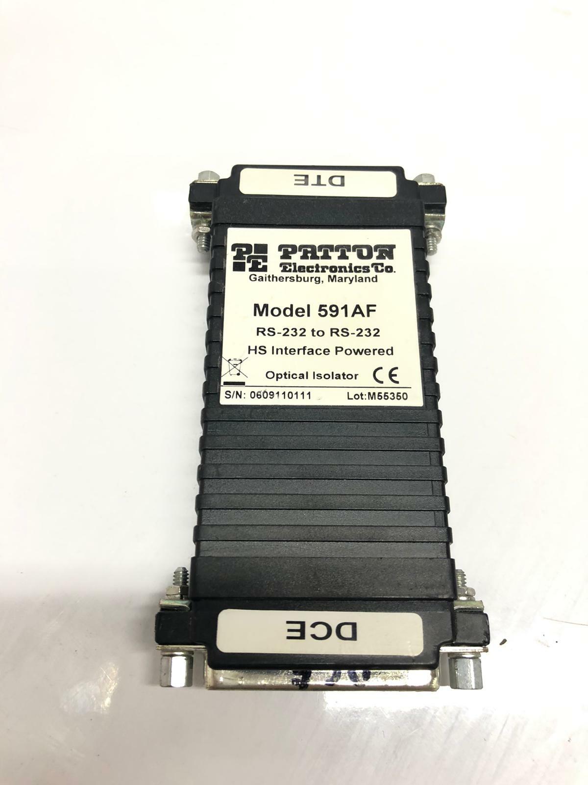Patton 591AF - RS-232 to RS-232 HS Interface Powered Optical
