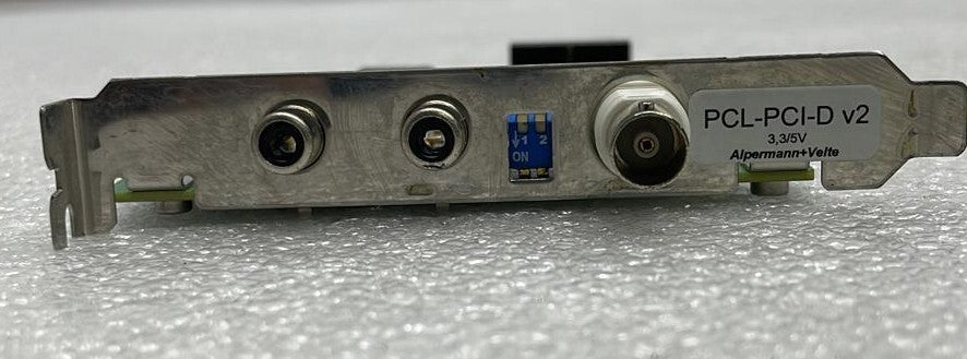 ALPERMANN & VELTE PCL PCI LV timcode Reader Card TOP CONDITION