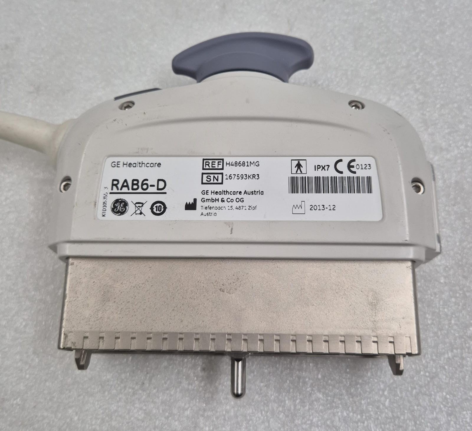 GE Healthcare RAB6-D H48681MG Ultrasound Transducer Probe **AS-IS**