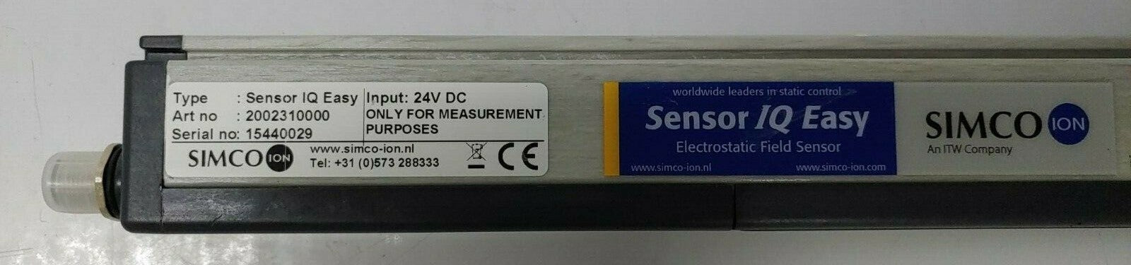 NEW - SIMCO ION Sensor IQ Easy 2002310000 Electrostatic Field Sensor