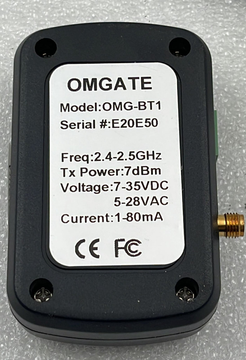 OMGATE OMG-BT1 Bluetooth Remote Garage Door / Gate Controller