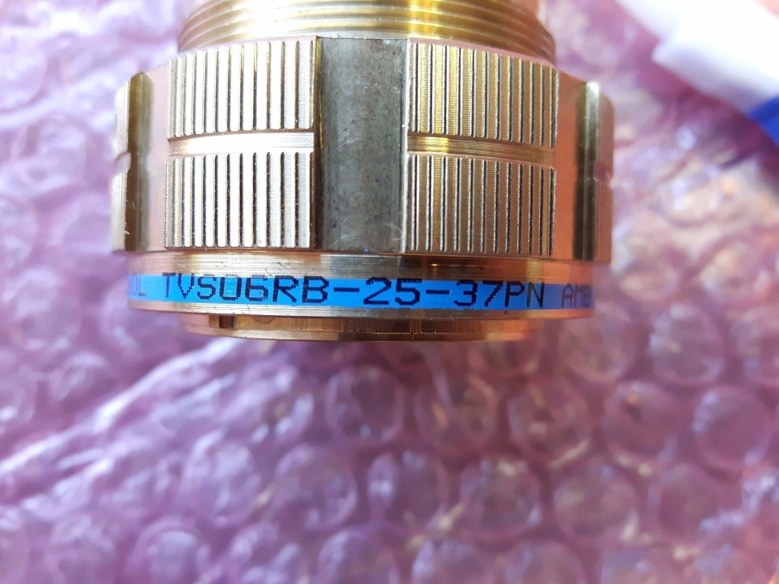 Amphenol TVS06RB-25-37PN Mil Spec Connector Plug With Contacts