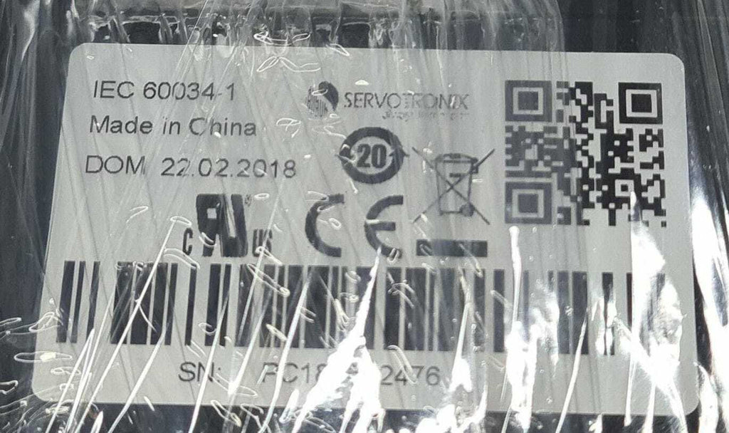 Servotronix servo Motor encoder 173D042003003 P2-06B23025M30F 6000Rpm