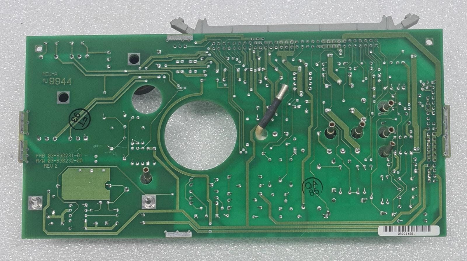 Varian Saturn GCMS 2000 Manifold Lower PWA 03-930230-01 SCHEM 03-930233-00 Board