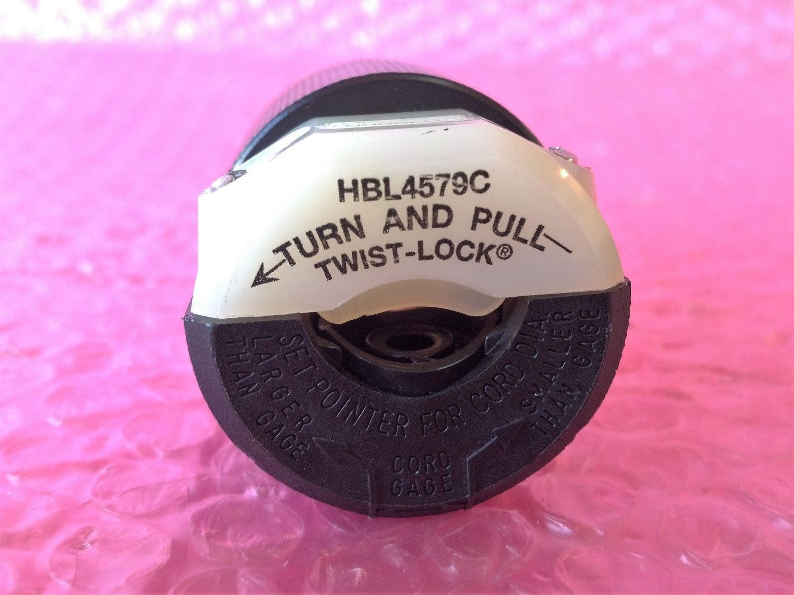 Grounding Hbl4579c Twist Lock Connector Body 15 A 250 V 2PCS