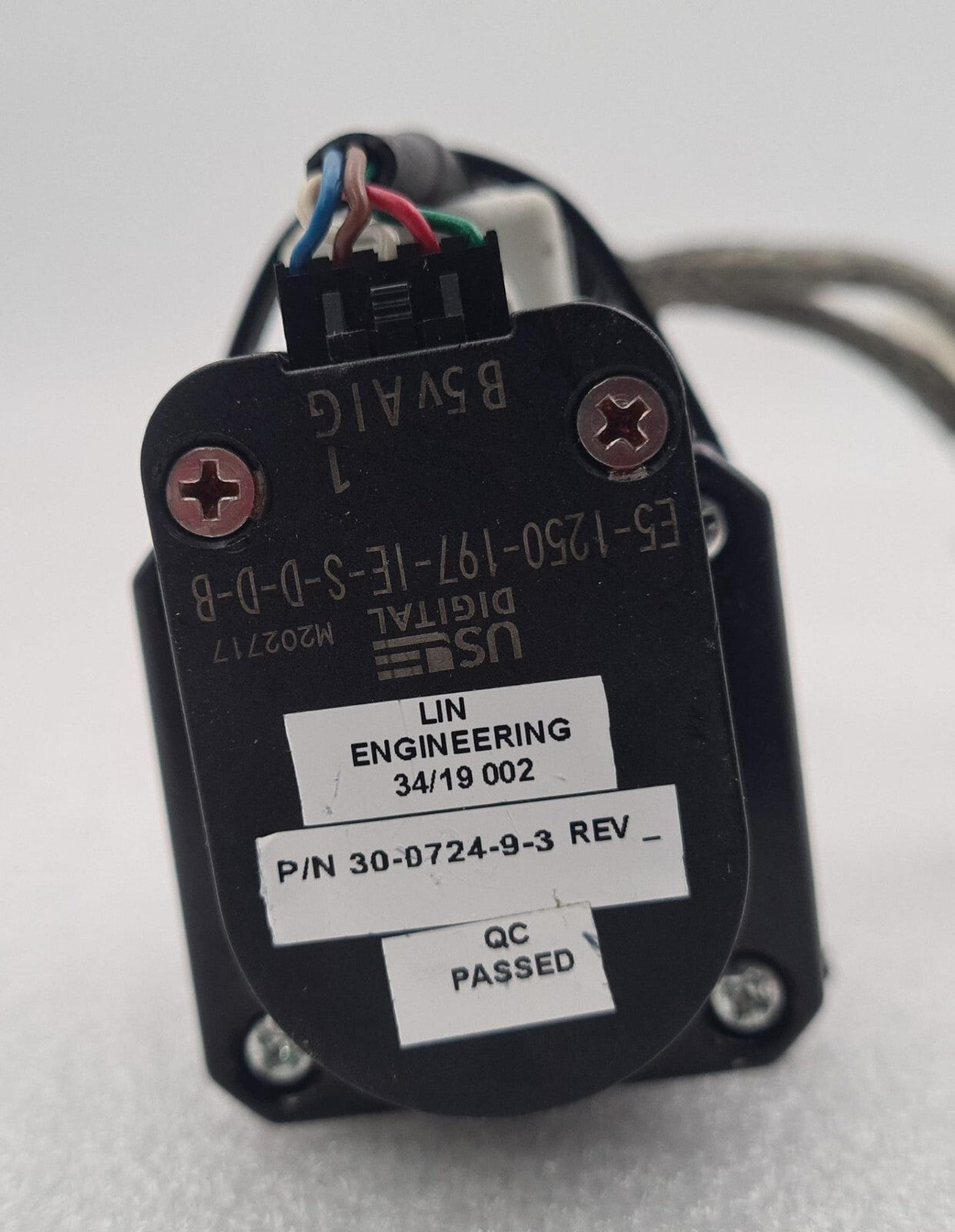 LIN 4118L-01D-92RO MOTOR W/ E5-1250-197 Encoder  30-0724-9-3 ASSY for ORBIT