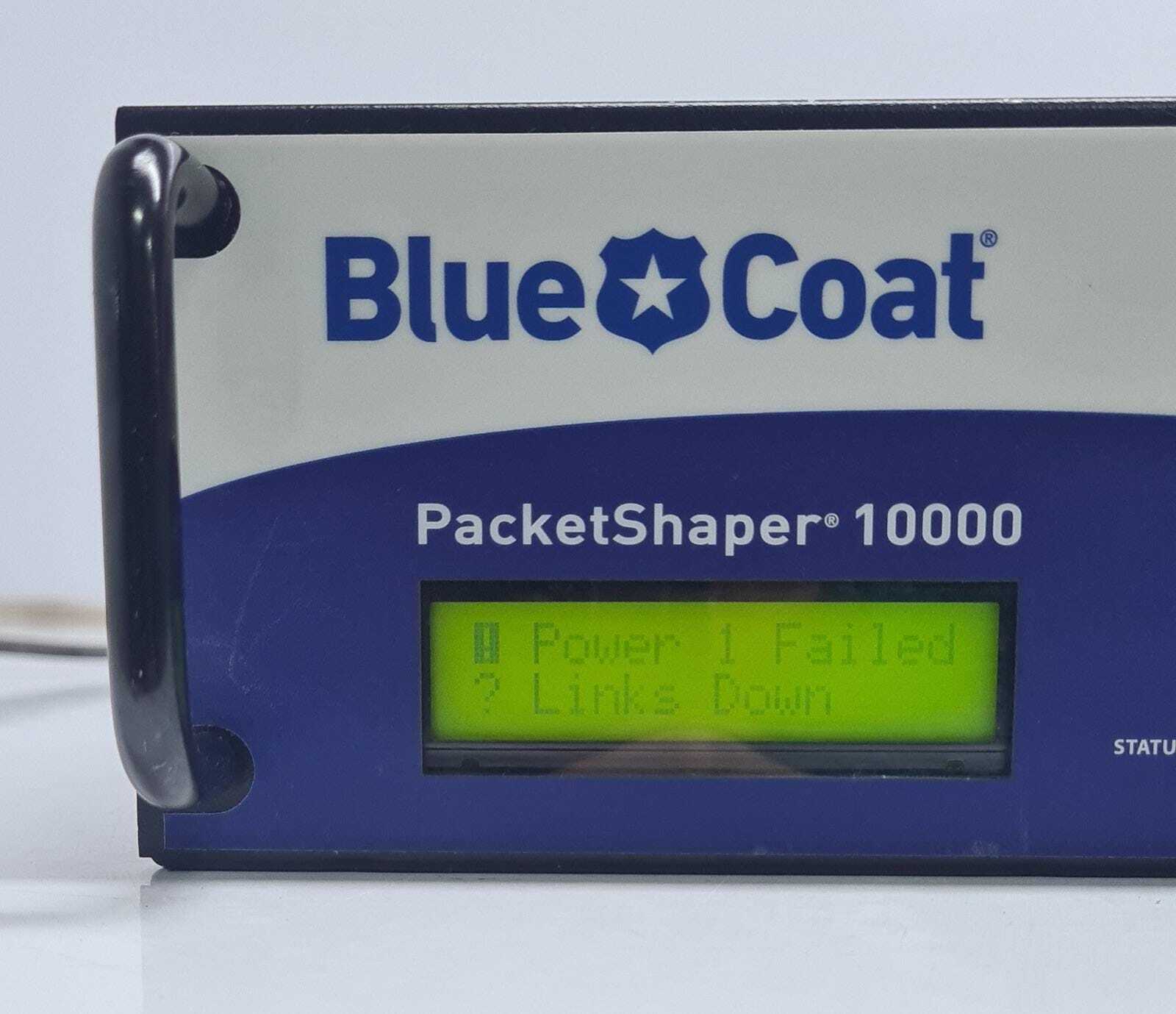 Blue Coat PacketShaper 10000 PS10000 Version 8.7.2 - FOR PARTS