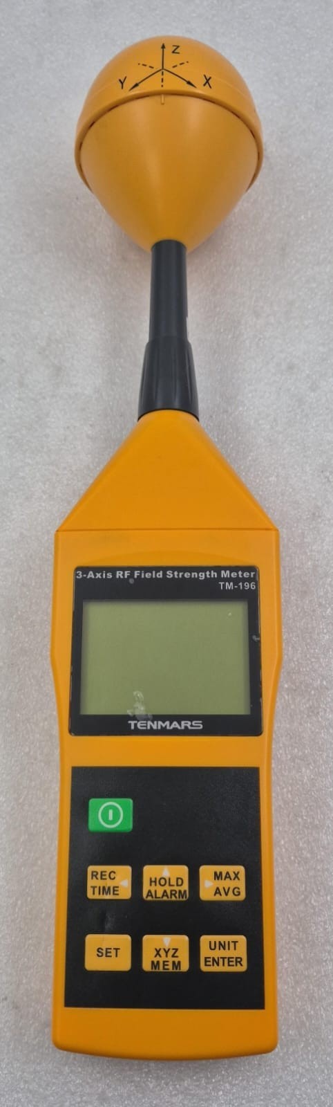 TENMARS TM-196 3-Axis RF Field Strength Meter Electromagnetic Electric Intensity