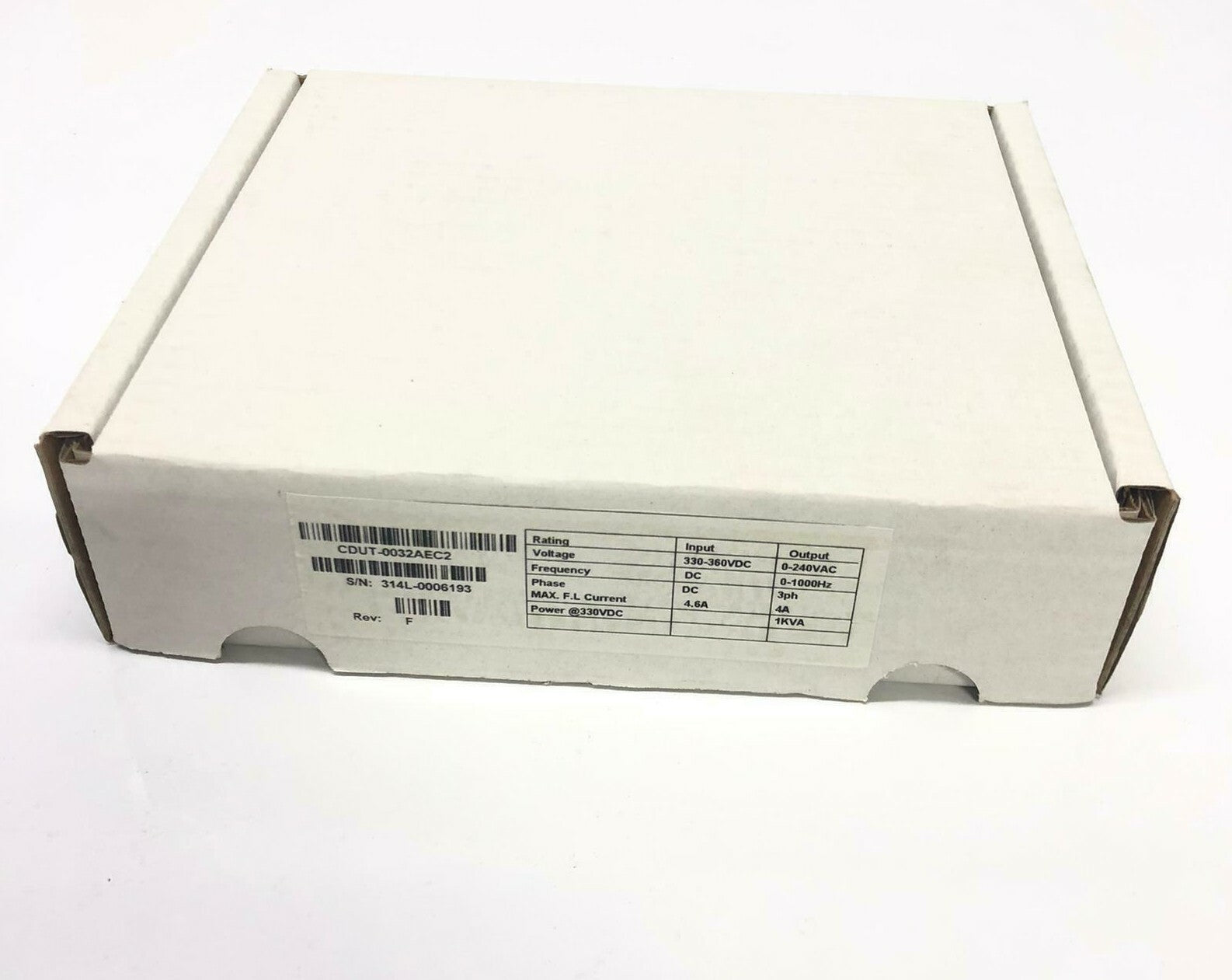 **NEW** Servotronix CDHD Servo Drive CDUT-0032AEC2 3-Phase 1kW 4A 240VAC