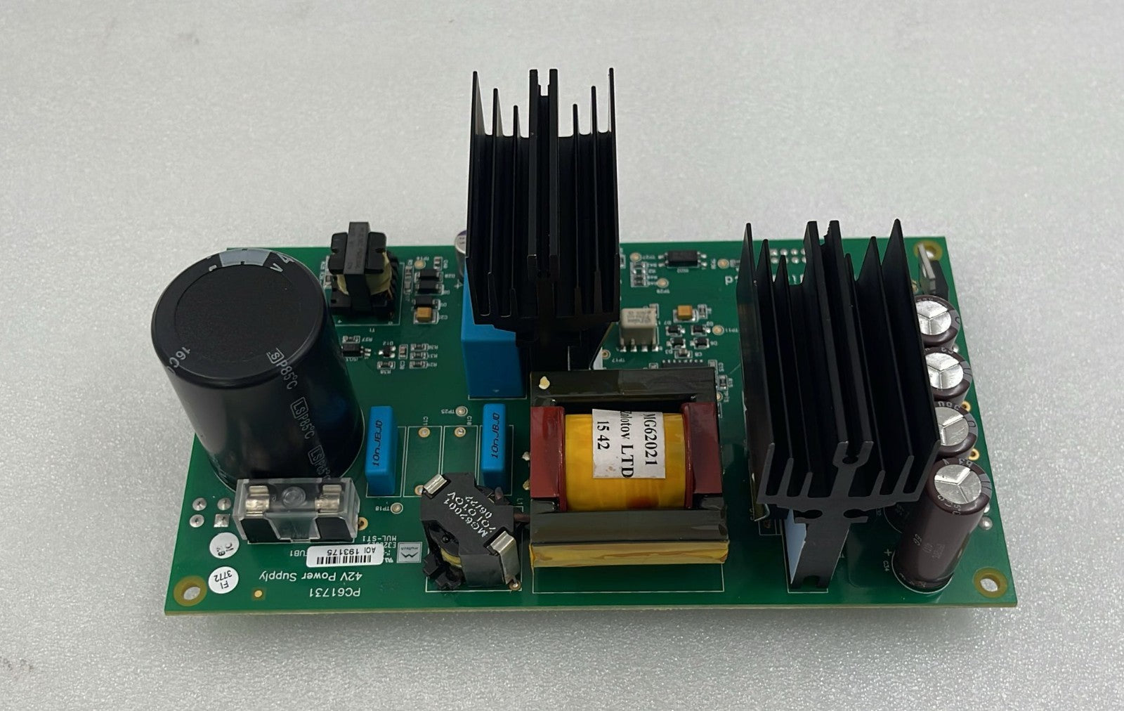 Syneron Candela AS61791 PCB power supply board front view