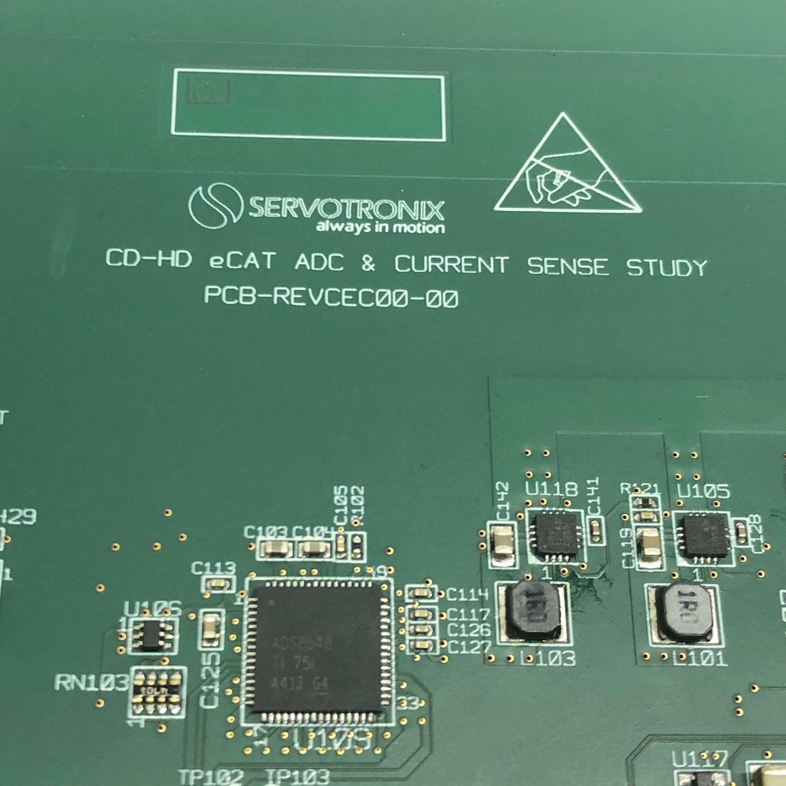 SERVOTRONIX CD-HD eCAT ADC & CURRENT SENSE STUDY PCB-REVCEC-00 PRDrEVCSEC2z-00