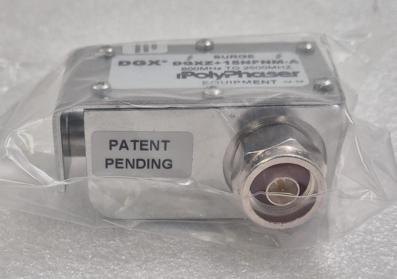 NEW - PolyPhaser DGXZ+15NFNM-A 800MHZ to 2500MHZ Surge Protector Coaxial