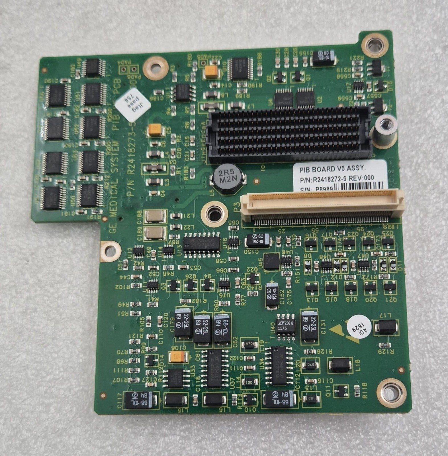GE Healthcare Vivid S5 Ultrasound PIB Board V5 Assy R2418272 REV. 000 PCB