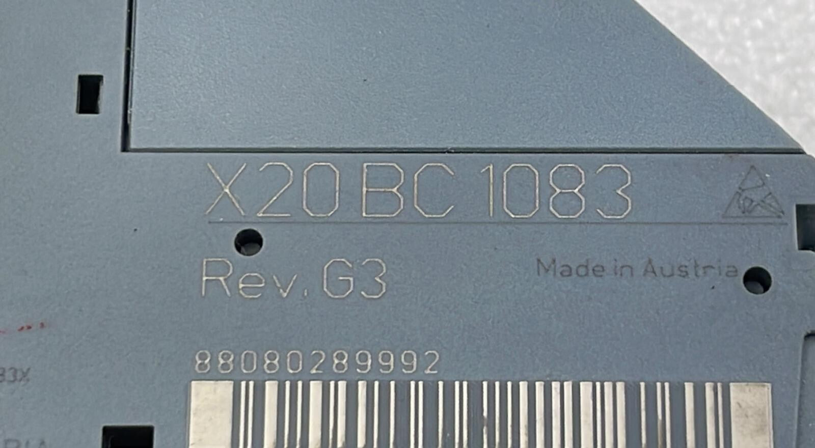 B&R Automation X20 BC 1083 Digital Control Module ETHERNET POWERLINK