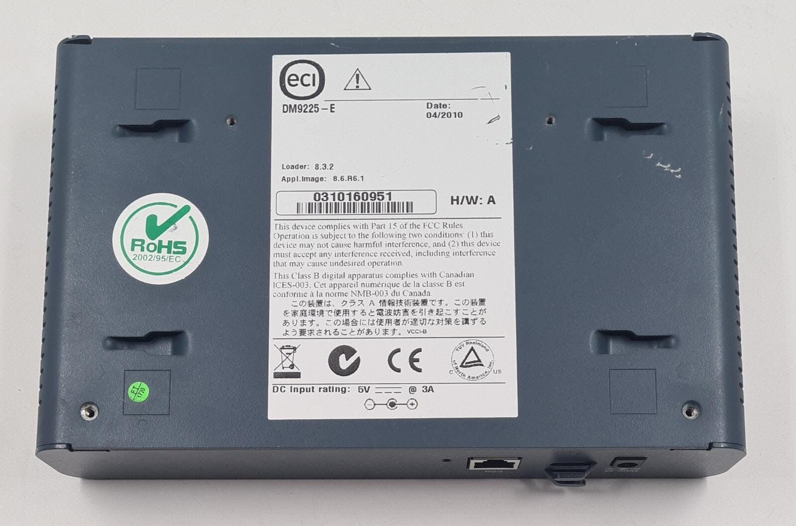 ECI Telecom DM9225-E Compact Multi-Service Demarcation Switch Unit