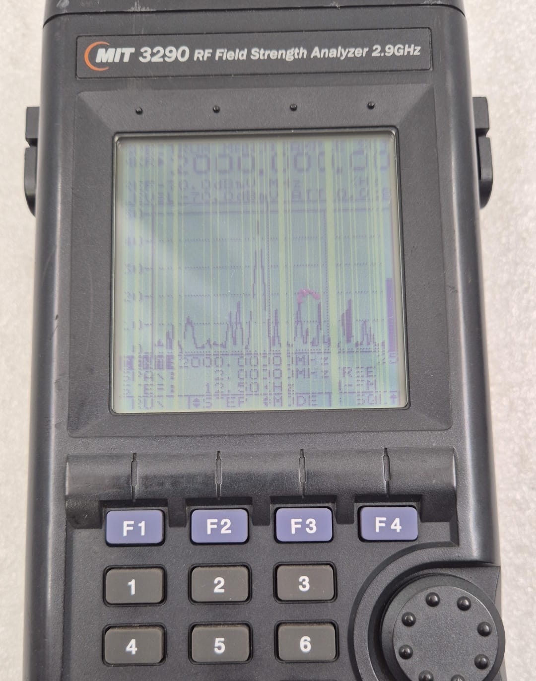 [LOT 2] MIT 3290 RF Field Signal Strength Analyzer 2.9GHz Hand-Held Device AS-IS