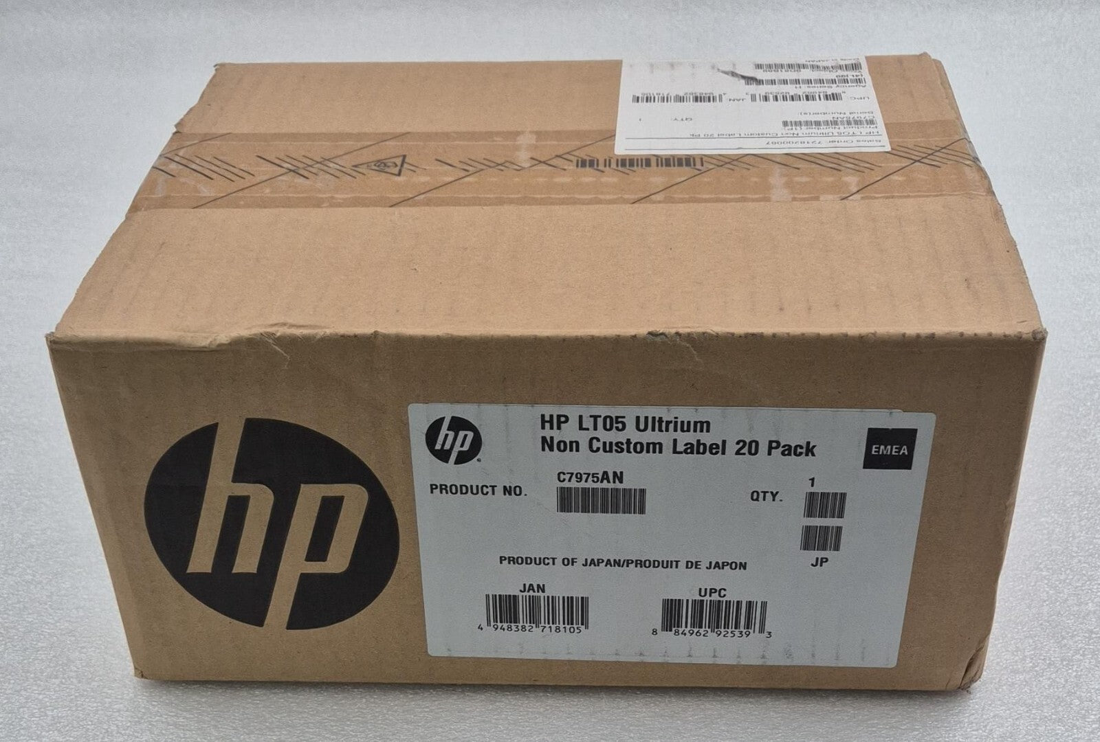 [20-Pack] NEW - HP C7975AN 3TB RW Data Tape Cartridge Ultrium LTO5 Non Custom