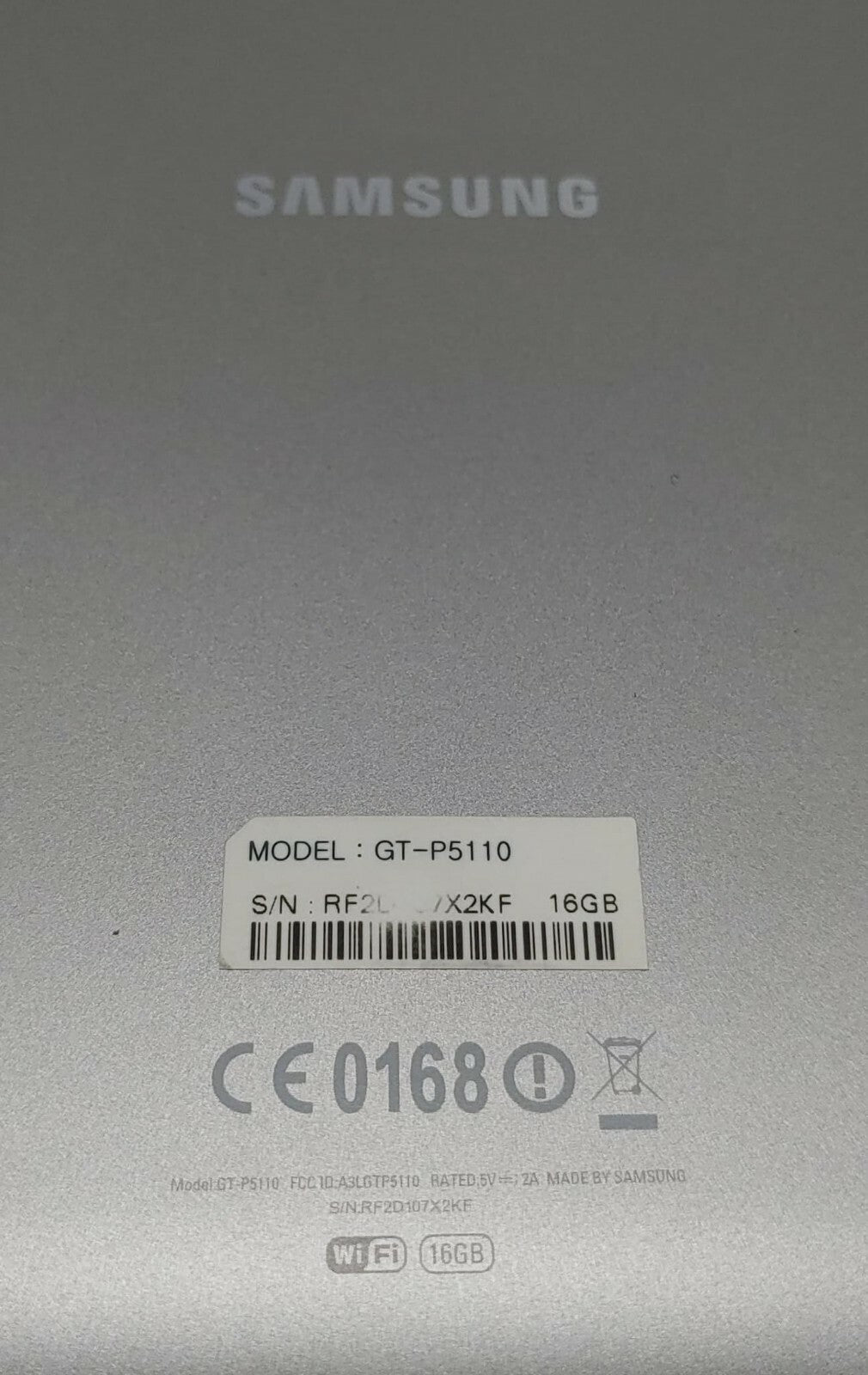 Samsung Galaxy Tab 2 GT-P5110 16GB Wi-Fi