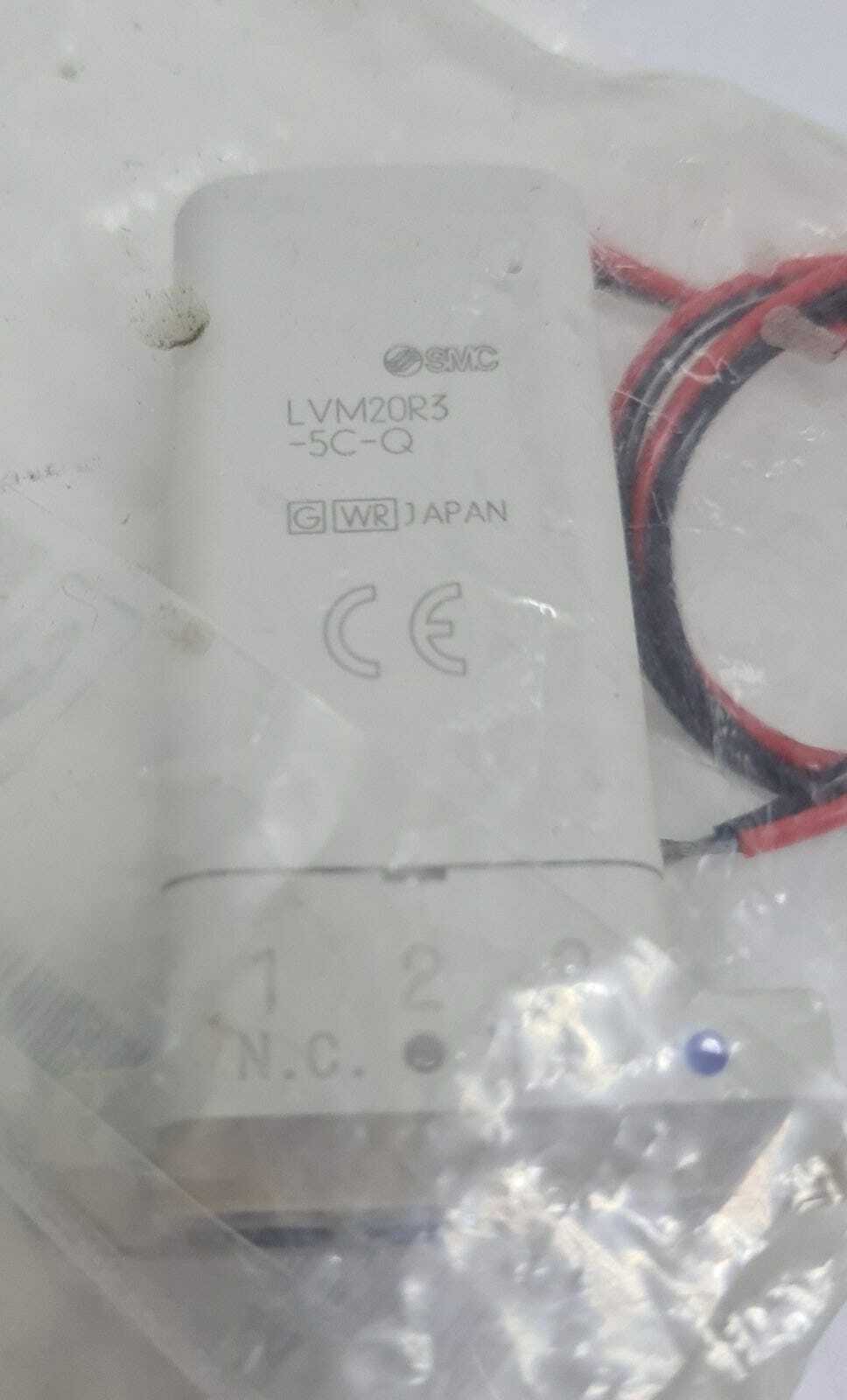 NEW - SMC LVM20R3-5C-Q Valve Chemical Base Mounted